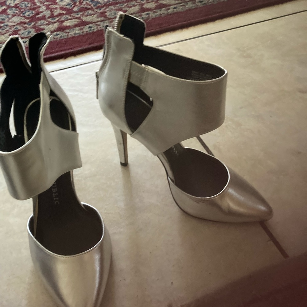 Silver heels